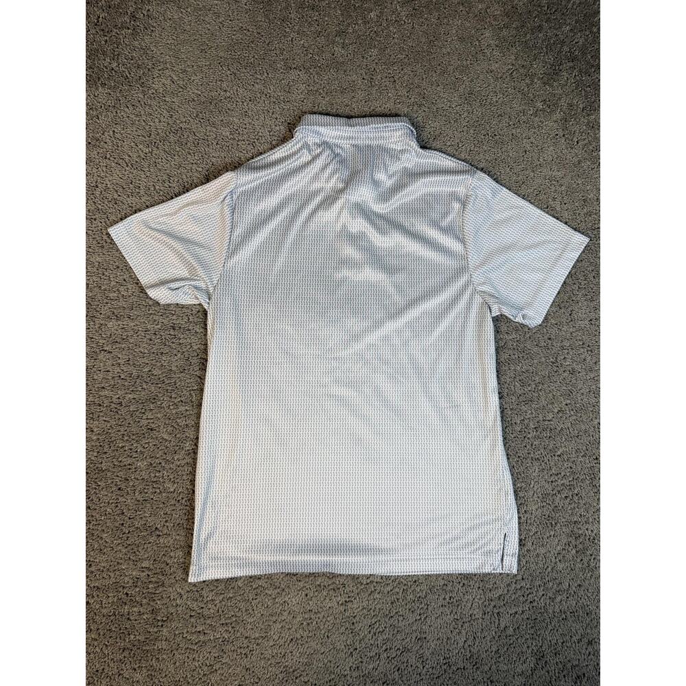 PGA TOUR Polo Shirt Mens M White ProSeries Golf Bag Print Wicking Breathable - Picture 5 of 10